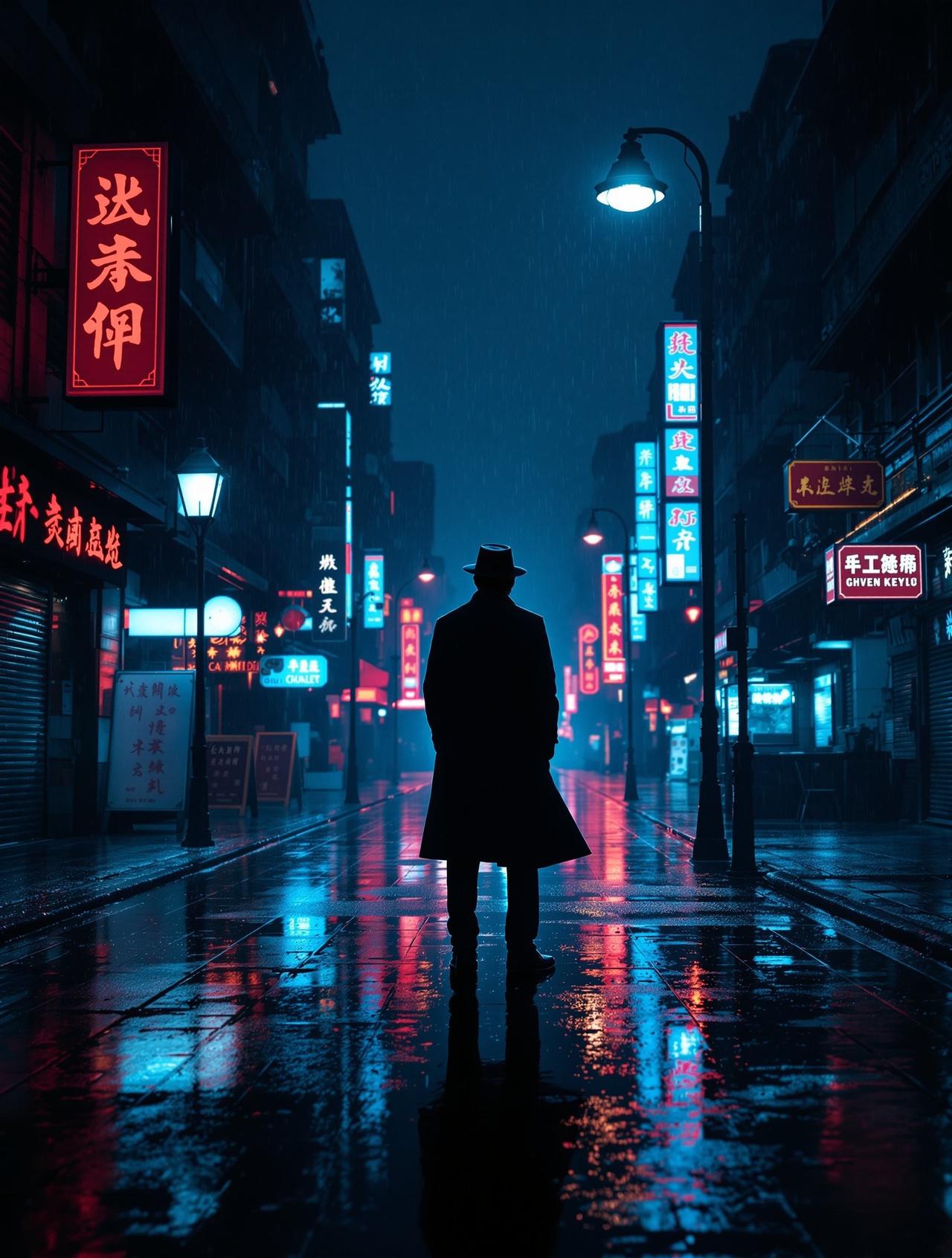 思思影院作品《暗夜行者》封面海报